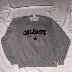 Vintage 90s Colgate Football Pullover Sweatshirt Size XL